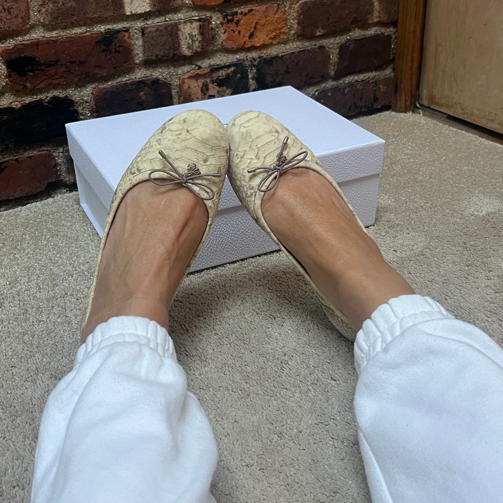 Elegant Cream Ballet Flats